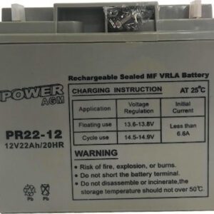 ΜΠΑΤΑΡΙΑ  POWER  AGM  PR22-12  VRLA