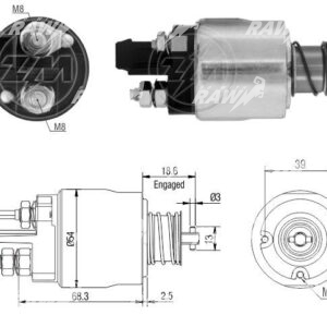 ΜΠΟΥΤΟΝ ΜΙΖΑΣ  ZM 4-492  ΕΦΑΡΜΟΓΗ  VALEO