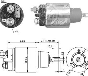 ΜΠΟΥΤΟΝ  ΜΙΖΑΣ  ΖΜ 1-575  ΕΦΑΡΜΟΓΗ  BOSCH