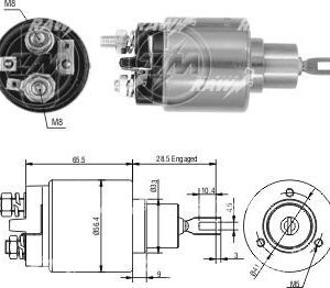 ΜΠΟΥΤΟΝ  ΜΙΖΑΣ  ΖΜ 1-573  ΕΦΑΡΜΟΓΗ  BOSCH