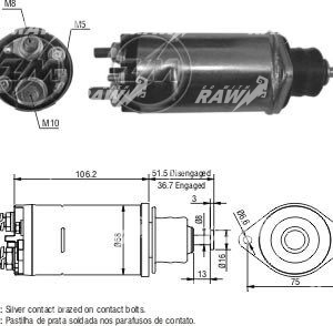 ΜΠΟΥΤΟΝ ΜΙΖΑΣ ΖΜ 810  ΕΦΑΡΜΟΓΗ DELCO