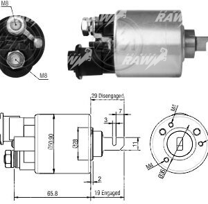 ΜΠΟΥΤΟΝ  ΜΙΖΑΣ  ΖΜ 1-608  ΕΦΑΡΜΟΓΗ MITSUBA