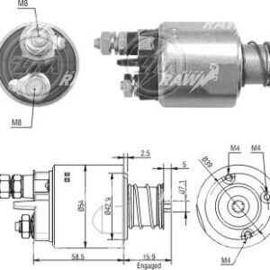 ΜΠΟΥΤΟΝ  ΜΙΖΑΣ  ΖΜ 1-495  ΕΦΑΡΜΟΓΗ  VALEO