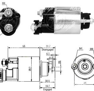 ΜΠΟΥΤΟΝ ΜΙΖΑΣ  ZM 4-705   ΕΦΑΡΜΟΓΗ DENSO