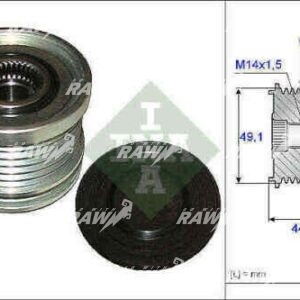 ΤΡΟΧΑΛΙΑ INA  F-570680 ΕΦΑΡΜΟΓΗ DENSO