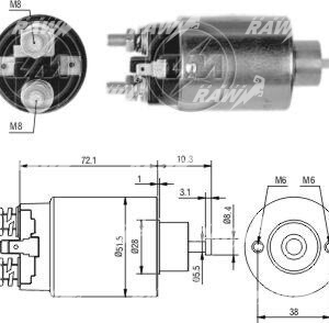 ΜΠΟΥΤΟΝ  ΜΙΖΑΣ  ZM 697  ΕΦΑΡΜΟΓΗ  MITSUBISHI