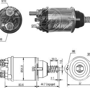 ΜΠΟΥΤΟΝ ΜΙΖΑΣ  ZM 616 ΕΦΑΡΜΟΓΗ LUCAS