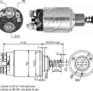 ΜΠΟΥΤΟΝ ΜΙΖΑΣ  ZM 547  ΕΦΑΡΜΟΓΗ BOSCH