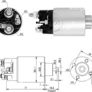 ΜΠΟΥΤΟΝ  ΜΙΖΑΣ ZM 6-993  ΕΦΑΡΜΟΓΗ  MITSUBISHI