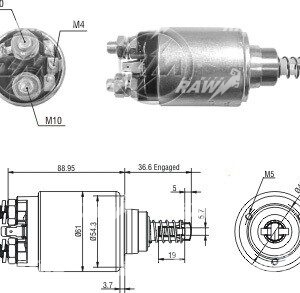 ΜΠΟΥΤΟΝ ΜΙΖΑΣ  ZM 8-640 ΕΦΑΡΜΟΓΗ  BOSCH