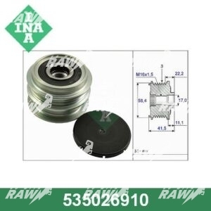 ΤΡΟΧΑΛΙΑ  INA  F-580570  ΕΦΑΡΜΟΓΗ  BOSCH