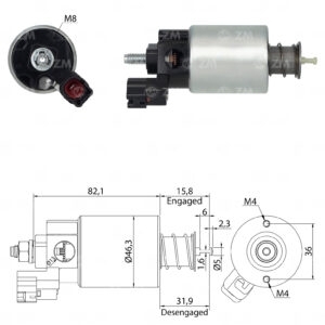 ΜΠΟΥΤΟΝ  ΜΙΖΑΣ  ZM  3665  ΕΦΑΡΜΟΓΗ  DENSO